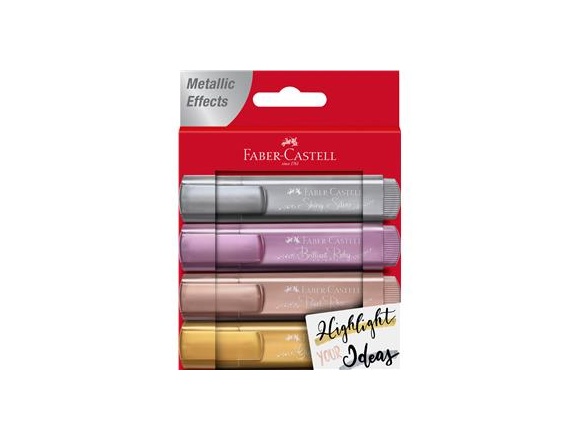 Markery Zakreślacze Faber Castell 4 Szt.