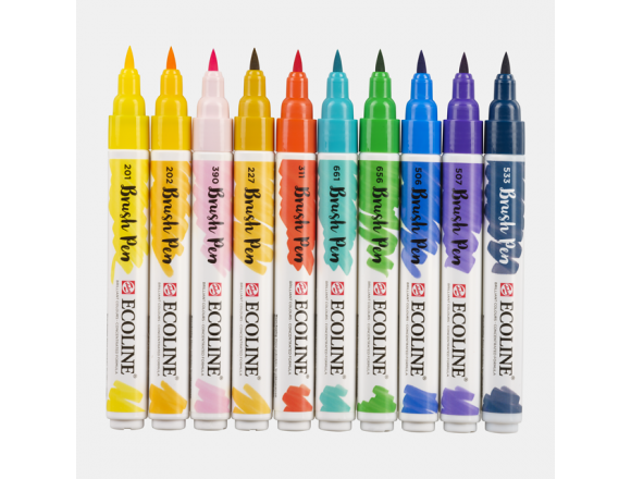 Ecoline Brush Pen Illustrator Tones 10x
