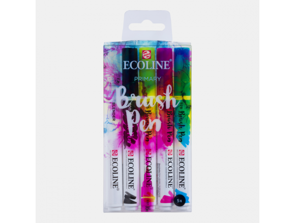 Ecoline Brush Pen Primary Set 5