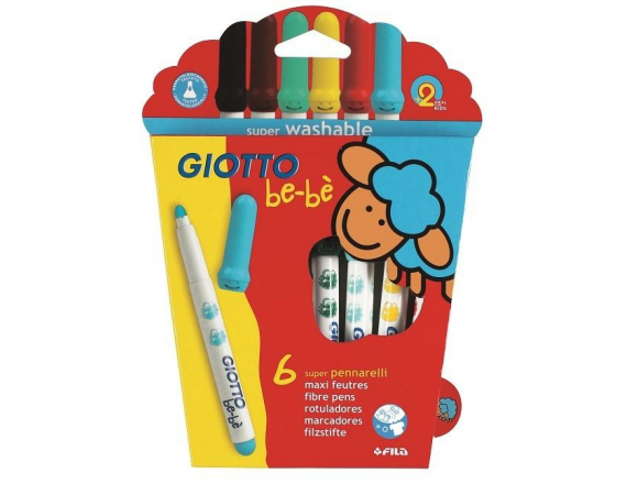 Pisaki Giotto BEBE Astest 2x Super Zmywalne