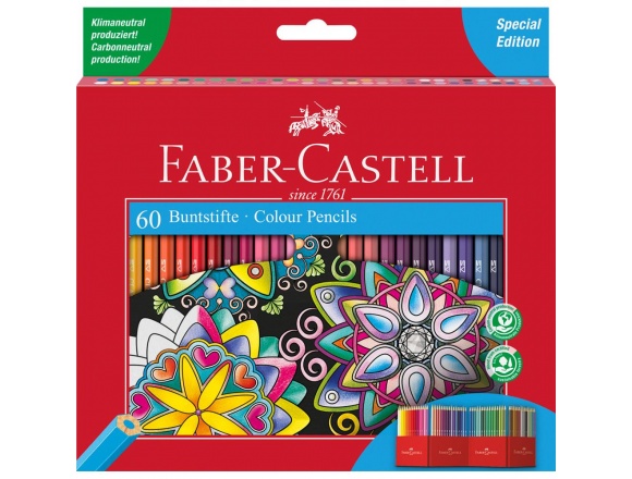 Zestaw Kredek Kredki Faber Castell 60 Kolorów