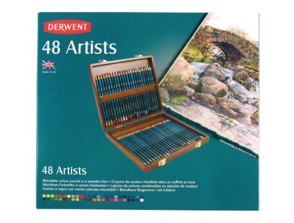 Kredki Derwent Artist 48 Kol Drewno