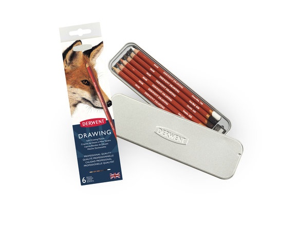 Kredki Derwent Drawing 6 Tin