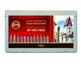 Pastele Suche Soft Pastel Gioconda 12 Kol Metalbox