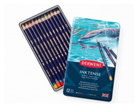 Kredki Inktense Derwent 12 Kolorów