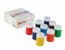 Zestaw Farb Do Jedwabiu Decola Silk 9 x 50ml