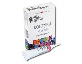 Konturówki Do Tkanin Decola Textile Perłowe 4x18ml