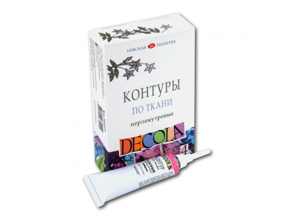 Konturówki Do Tkanin Decola Textile Perłowe 4x18ml