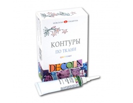 Konturówki Do Tkanin Decola Textile Matowe 4x18ml