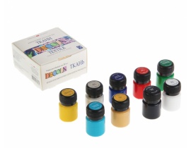 Zestaw Farb Do Tkanin Decola 9x20ml