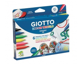 Markery Do Tkanin Giotto 6 kol