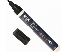 Pisak do Tkanin Kreul Textil Marker Opak 1–2 mm czarny kryjący marker do tekstyliów KREUL