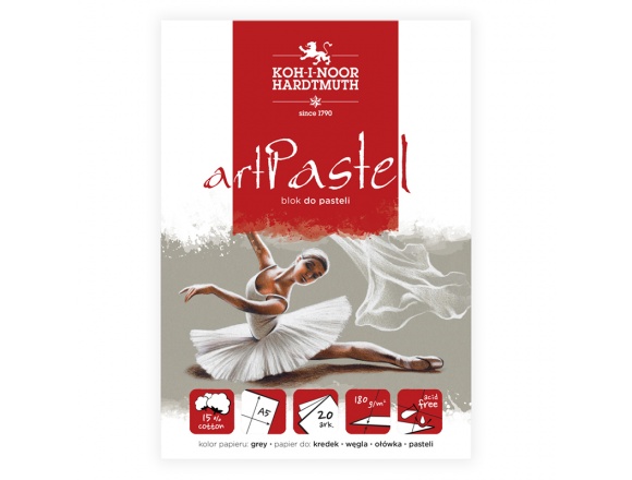 Blok Do Pasteli Koh-I-Noor Grey A5