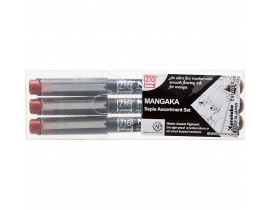 Cienkopisy Zig Mangaka Sepia Kuretake