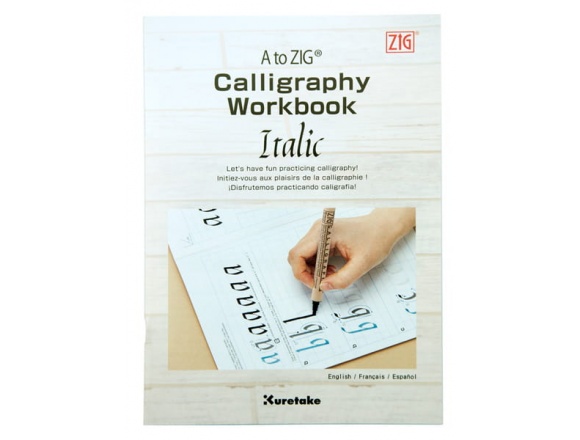 Zeszyt Ćwiczeń Do Nauki Kaligrafii Liternictwa Kuretake Italic
