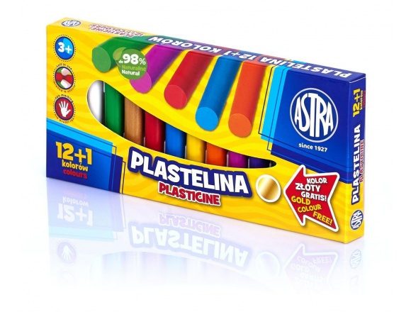 Plastelina Astra 13 Kolorów