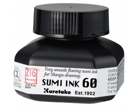 Tusz Kuretake Cartoonist Sumi Ink CNCE103-6 Black 60 ml
