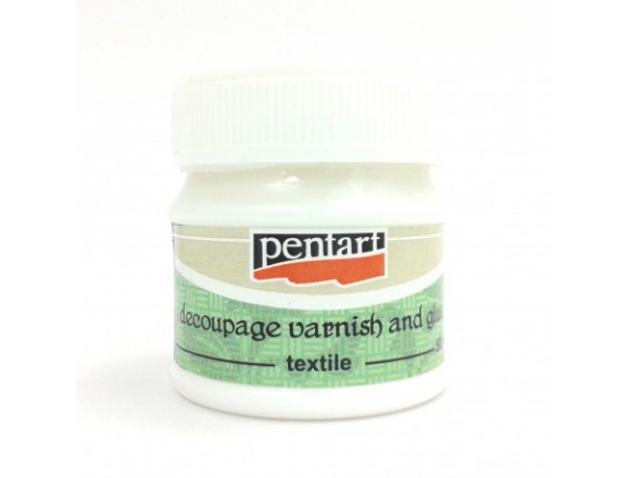 Klej z Werniksem do Tkanin Pentart 50 ml Klej do Tekstyliów