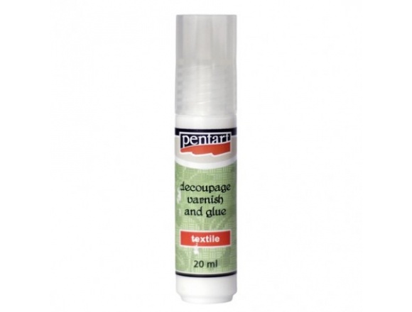Klej z Werniksem do Tkanin Pentart 20 ml Klej do Tekstyliów