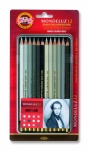 MONDELUZ zestawy w op. metalowym grey 12