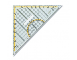 Ekierka 45° Koh-I-Noor 0703044 17,7 cm z Uchwytem Kątownik Geometryczny