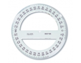 Kątomierz 360° Koh-I-Noor 746328 12,5 cm Transparentny