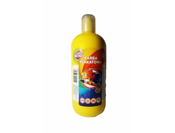 Tempera / Plakatówka Żółty 500ml