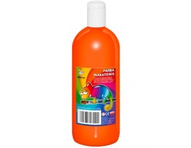 Farba Plakatowa Plakatówka Tempera 0,5L Fluo Pomarańczowy