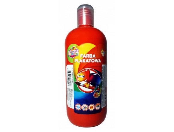 Tempera / Plakatówka Czerwony 500ml