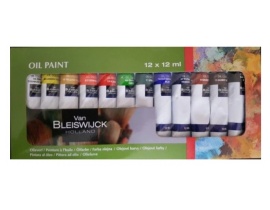 Farby Olejne Van Bleiswijck Mix 12 szt. 12 ml