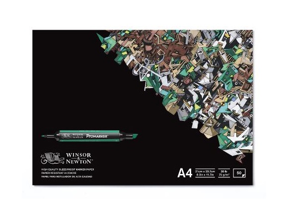 W&N Marker Blok Bleedproof A4 75g 50ark.